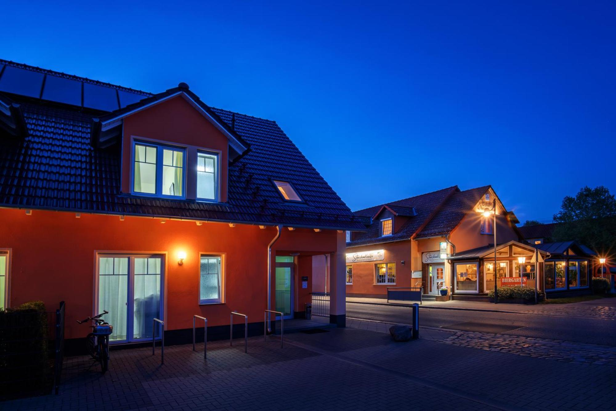 Restaurant & Hotel Storchenklause Storkow  Dış mekan fotoğraf