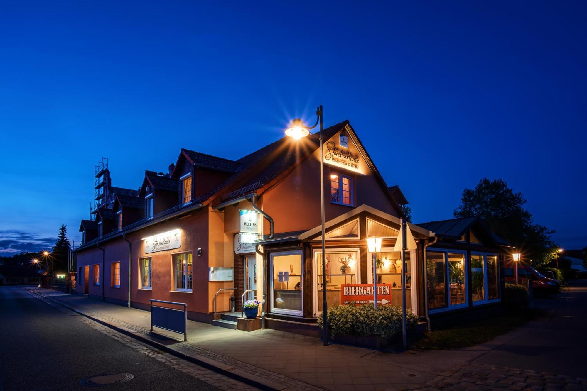 Restaurant & Hotel Storchenklause Storkow  Dış mekan fotoğraf
